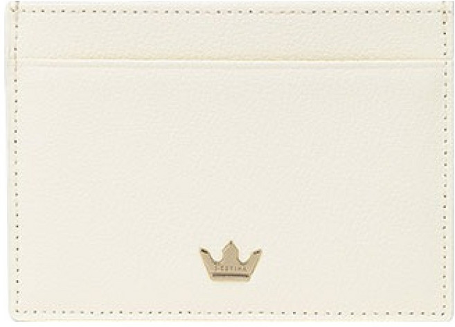 제이에스티나 여성용 레나 슬림 카드 지갑 4 JSTESF5BS130IV010 + 메시지카드 세트 + 쇼핑백