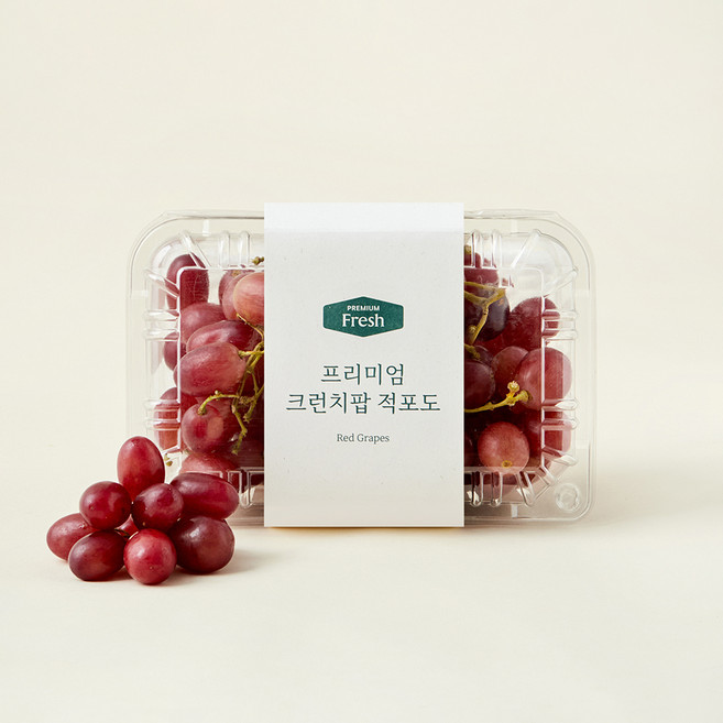 온브릭스 프리미엄 크런치팝 적포도, 1개, 500g