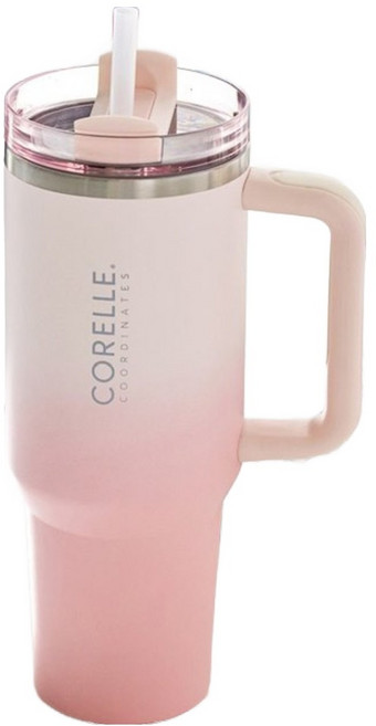 CORELLE COORDINATES 隨行杯, 1個, 900ml, 蜜桃