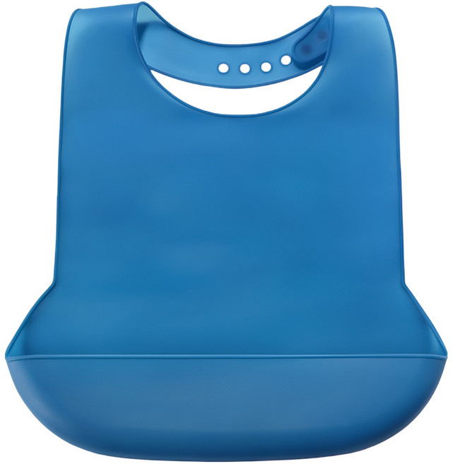 로시테라 실리콘 성인용 턱받이 M, 네이비, 1개