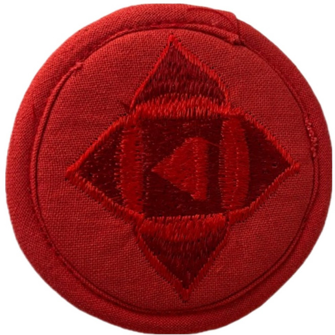 그리뉴얼 명상 싱잉볼 컬러 받침 매트 10cm, 레드, 1개