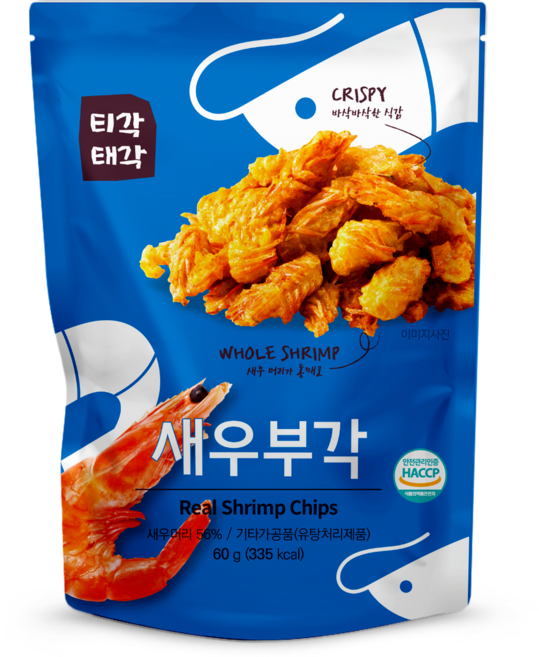 티각태각 새우부각, 60g, 1개