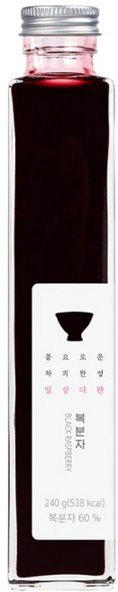 일상다완 쌍계명차 허니플라워 복분자청, 200ml, 1개입, 1개