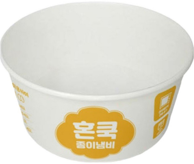 한라비 혼쿡 전자렌지 종이냄비, 30개