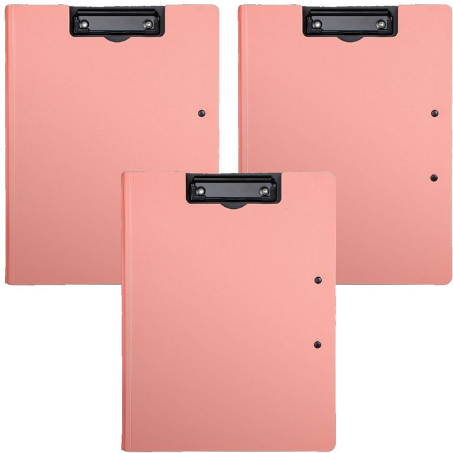 굿굿샵 양방향 클립 보드 A4 3p, 핑크, 1개