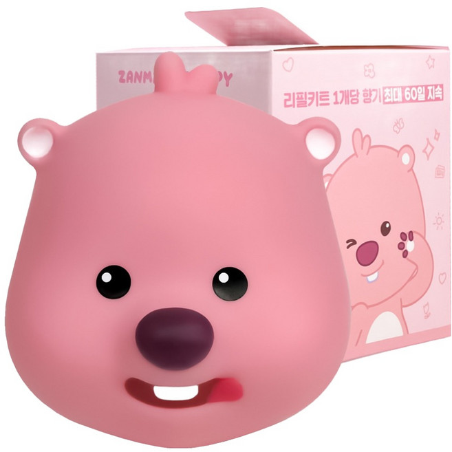 벨르아망 잔망루피 군침루피 빅페이스 리필형 차량용 방향제, 1개, 시그니쳐