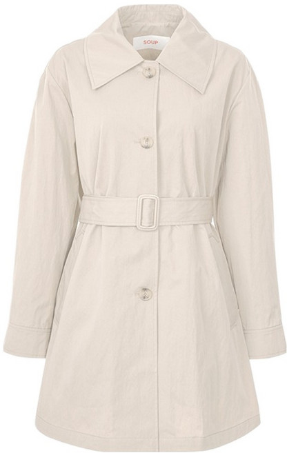 숲 여성용 하프기장 트렌치 맥 코트 SA4BB30