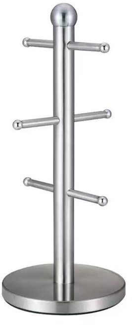 더자카 스테인레스 주방 컵걸이 15 x 15 x 35 cm, 실버, 1개