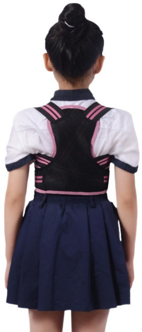 데일리쿠 청소년 자세교정밴드 핑크, 1개