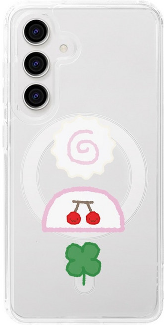 웨이브스튜디오 일본간식 맥세이프 투명 휴대폰 케이스