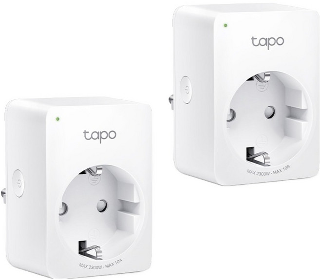 타포 에너지 모니터링 미니 Wi-Fi 스마트 플러그, Tapo P100M, 2개