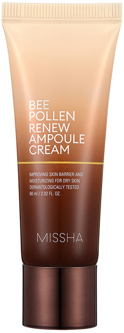 MISSHA BEE POLLEN RENEW 安瓶面霜, 60ml, 1條