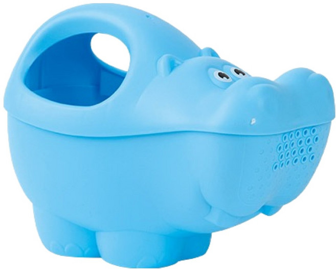 캐스비 네이처 모래별 친구들 하마물조리개, 하늘색, 131g, 1개