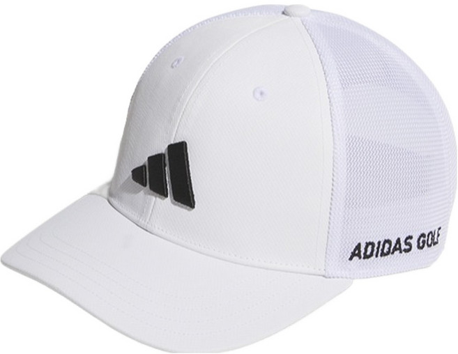아디다스골프 투어 메쉬 골프 스포츠 모자 JE2454, 화이트, 1개