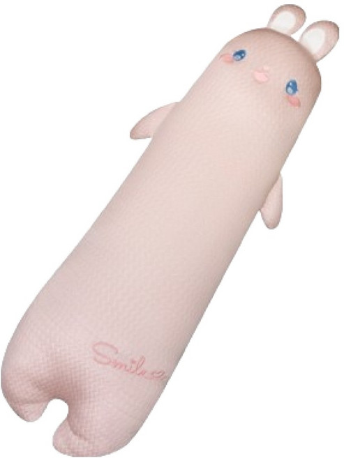 다다랜드 냉감 쿨링 동물 바디필로우, 토끼 핑크