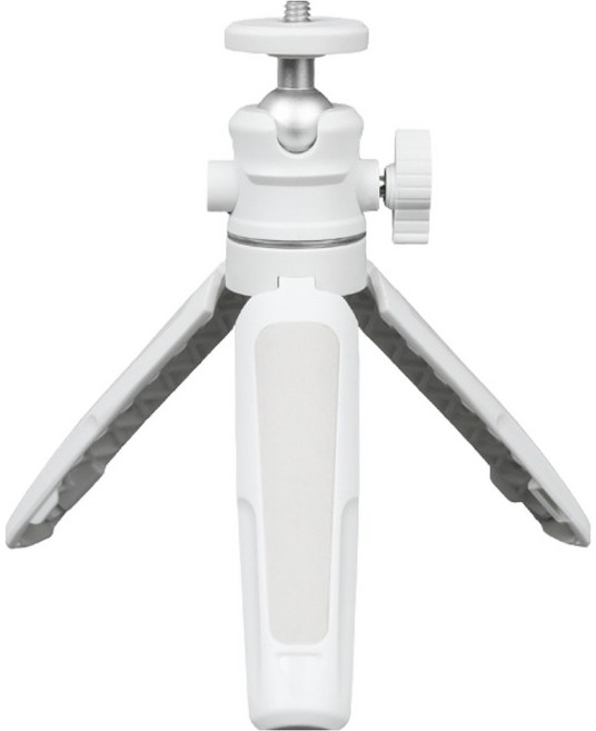 라이트밸런스 휴대용 브이로그 카메라 미니 삼각대, 화이트, 1개, SS-2415