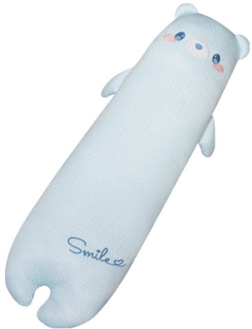 다다랜드 냉감 쿨링 동물 바디필로우, 북극곰 블루