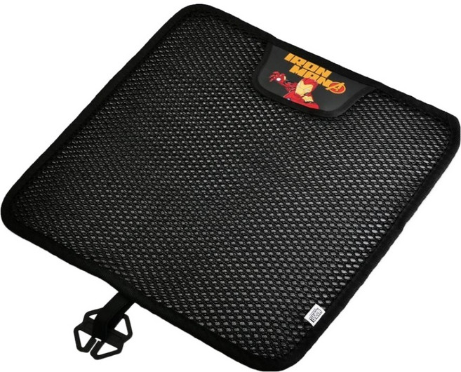 카이프 세경카이프 마블 캐릭터 뉴쿨썸 3D 통풍 1인 방석, 아이언맨, 1개