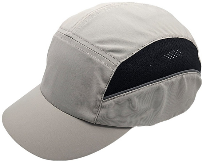 동명 통풍 경작업 안전모자, 연그레이, 1개