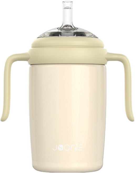 주니 스테인리스 빨대컵, 240ml, 1개, 코코아