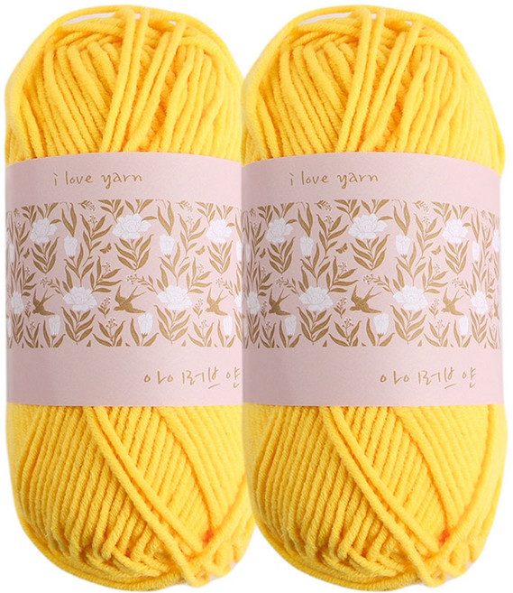 청송뜨개실 아이러브얀 뜨개실, 08 망고, 2개