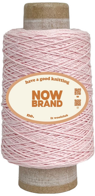 울클럽 NOW BRAND 탄탄 순면실 100g 1mm, 127 베이비코랄, 1개