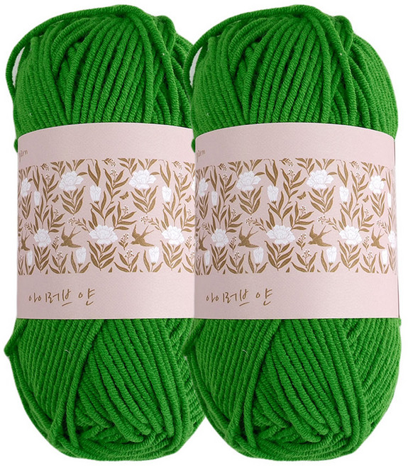 청송뜨개실 아이러브얀 뜨개실, 26 샙그린, 2개