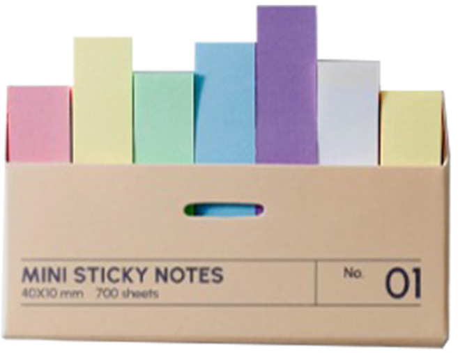 구디파이 교과서 참고서 독서노트 인덱스 스티키노트, 파스텔, 1개, 700매