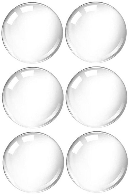 AHOYE 透明矽膠防撞貼, 6顆, 透明色