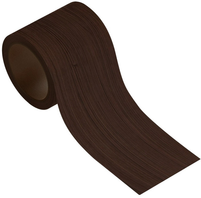 시트나라 무늬목 띠벽지 몰딩시트지, 우드 다크월넛