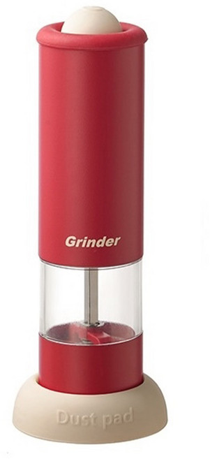 Grinder 牛排伴侶 電動研磨器 紅色 單手操作 陶瓷磨芯, 1個, 22ml