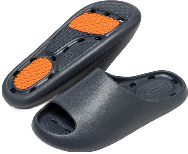 더자카 EVA 논슬립 패드 욕실화, 딥블루, 1개