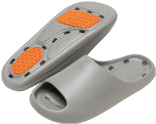 더자카 EVA 논슬립 패드 욕실화, 그레이, 1개