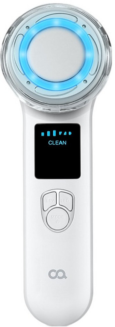 오아 쿨더마 갈바닉 EMS 홈케어 얼굴 피부 마사지기, OGVN-001WH, 화이트