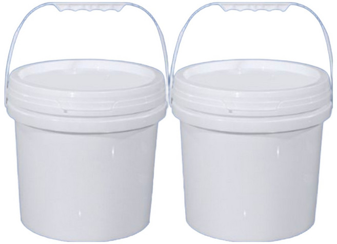 데일리홈 페일용기 바케스 흰색, 2개