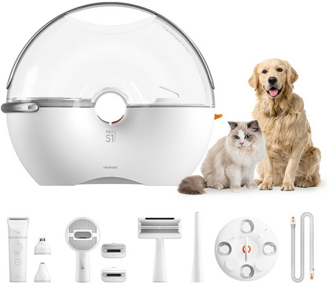 니카사 펫츠놀로지 반려동물 8 in 1 올인원 미용기 S1 Pro, 1개