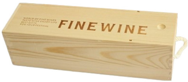 사인포스트 원목 와인 케이스 35 x 10 x 10 cm, 소나무 type-3, 1개