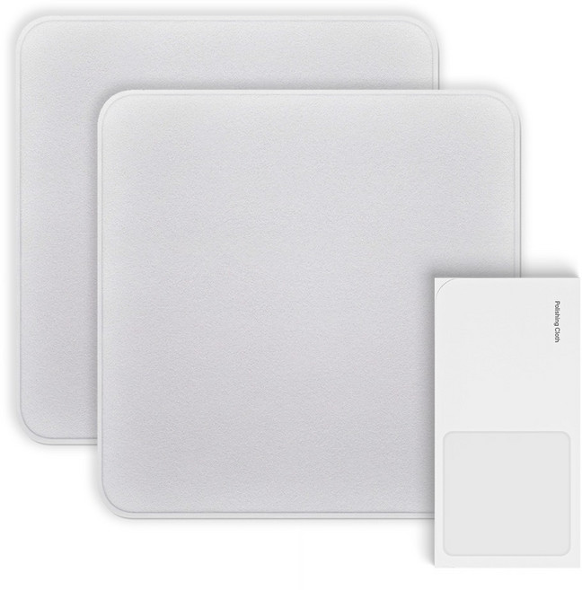 뉴클 NANO TEXTURE 스크린 광택용 극세사 원단 천, 그레이, 2개