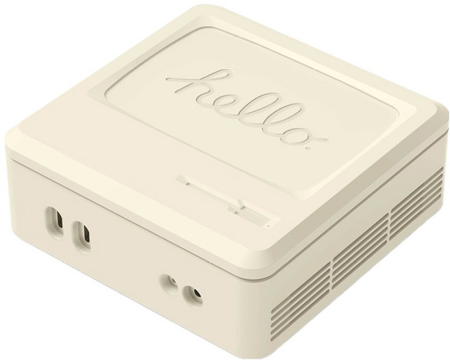 엘라고 W3 맥미니 실리콘 케이스 클래식화이트 M4 / M4 Pro, 1개