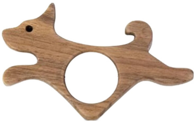 일상속반짝 강아지 북홀더링 22mm, 1개