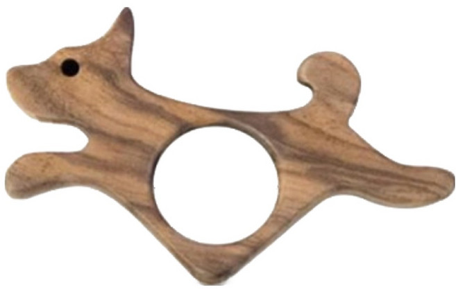 일상속반짝 강아지 북홀더링 19mm, 1개