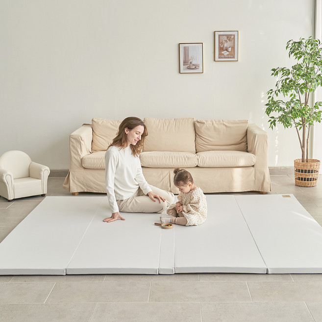 카라즈 유아용 논슬립 슈퍼맥스 폴더매트 고객직접설치, 연그레이