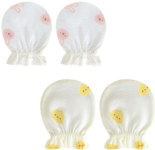 베이비앤아이 신생아용 소프트 여름 손싸개 2종 세트