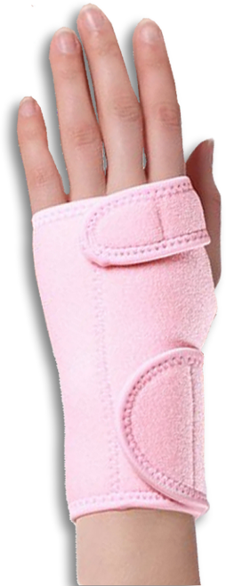 달하트 손목 고정 보호대 좌 핑크, 1개