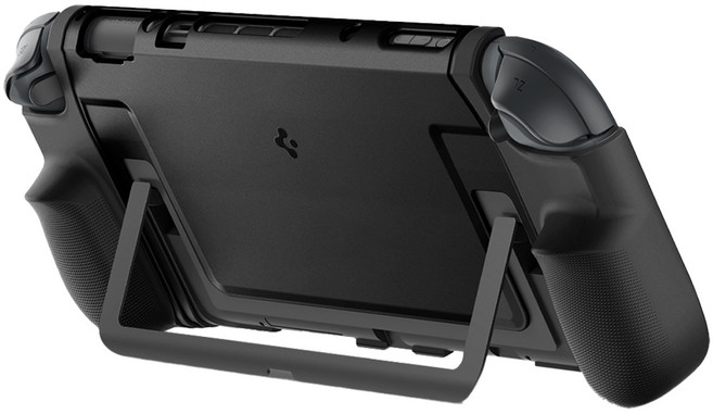 슈피겐 닌텐도스위치2 케이스 듀얼그립, 블랙, 1개, ACS09310