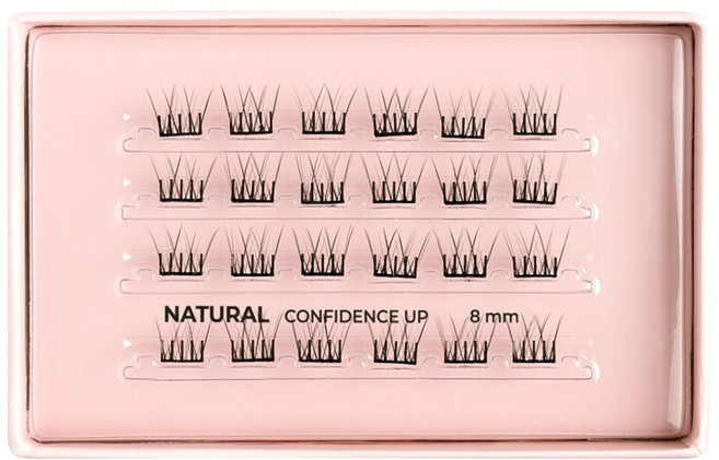 Ollio 노글루 속눈썹 싱글팩 내추럴 L, 1개, 무색/무향