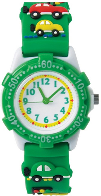 남아용 3D 프린팅 Bungbung Car 젤리 시계