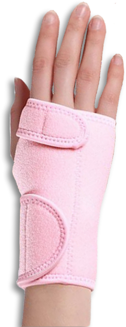 달하트 손목 고정 보호대 우 핑크, 1개