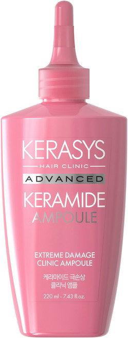 케라시스 케라마이드 극손상 클리닉 헤어앰플, 220ml, 1개
