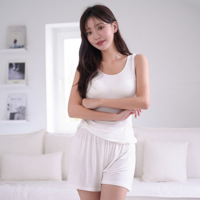 어나더디 투인원 베이직 브라 나시 + 찰랑 이지 팬츠 세트